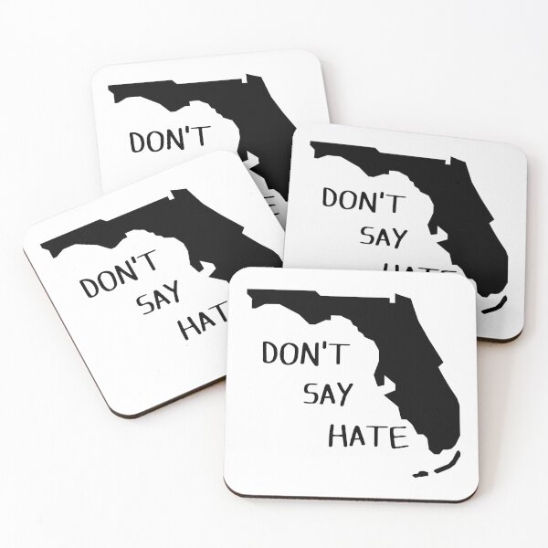 Item preview, Don't Say Hate - Oppose Don't Say Gay - Florida Silhouette designed and sold by SayWhatYouFeel.