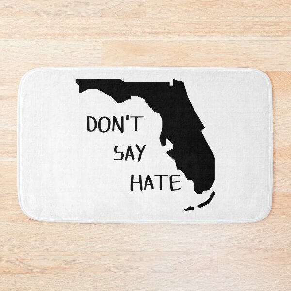 Item preview, Don't Say Hate - Oppose Don't Say Gay - Florida Silhouette designed and sold by SayWhatYouFeel.