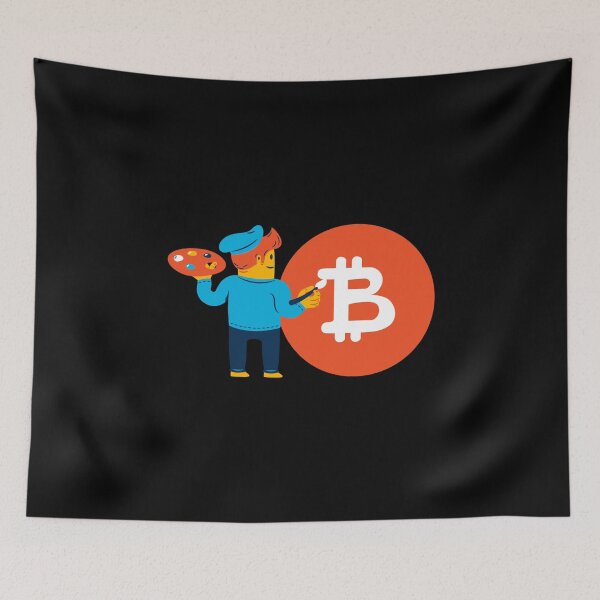 Item preview, Bitcoin Art (BTC) Crypto Memes designed and sold by Sucryptoz Store.