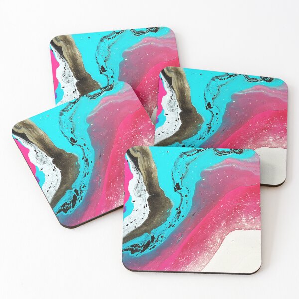 Item preview, Time Warp abstract acrylic on canvas designed and sold by Color Splash Gallery.
