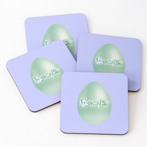 Item preview, Elegant Easter Egg (Green on Lt. Purple) designed and sold by PawsitiveMum.