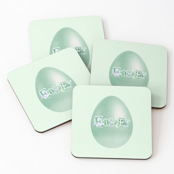 Item preview, Elegant Easter Egg (Green on Lt. Green) designed and sold by PawsitiveMum.