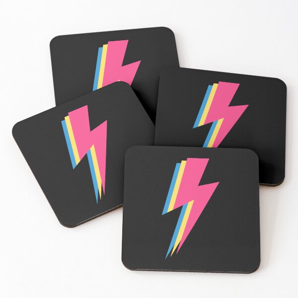 Item preview, Subtle Pansexual Pride Flag, Discreet Pan Trendy Lightning Bolt, LGBTQ designed and sold by SweetestPrints.