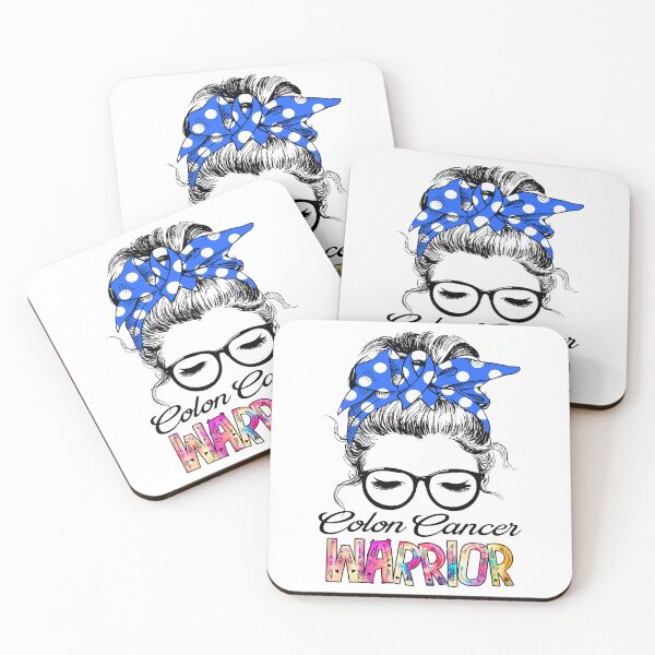 Item preview, Concientización sobre el cáncer de colon - Guerrero contra el cáncer de colon - Apoye los regalos para el cáncer de colon designed and sold by Aaron309.
