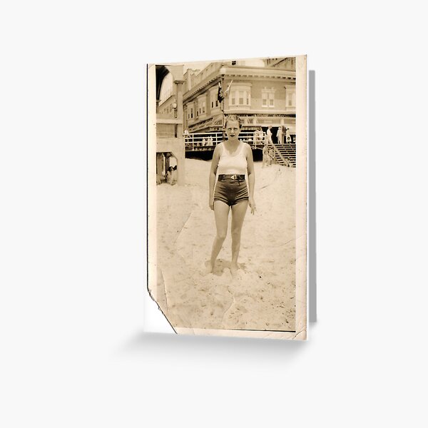 Bather Greeting Card