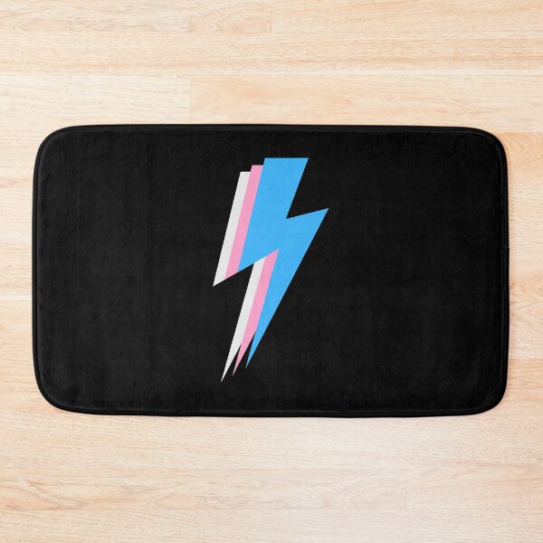 Item preview, Subtle Transgender Pride Flag, Discreet Trans Trendy Lightning Bolt, LGBTQ designed and sold by SweetestPrints.