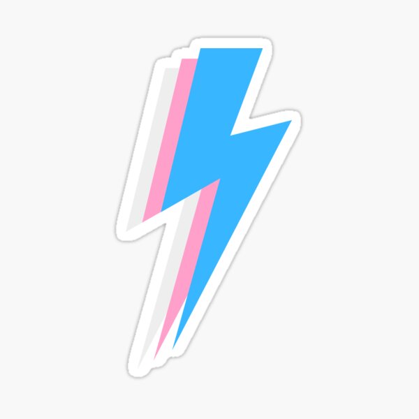 Artikel-Vorschau von Dezente Transgender-Pride-Flagge, diskreter transtrendiger Blitz, LGBTQ, designt und verkauft von SweetestPrints.