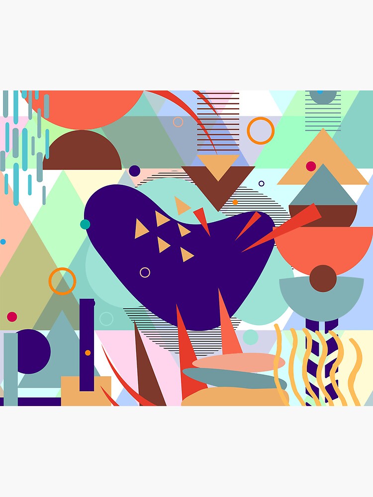 Thumbnail 5 of 5, Mouse Pad, Geometric fantasy designed and sold by HaPi88.