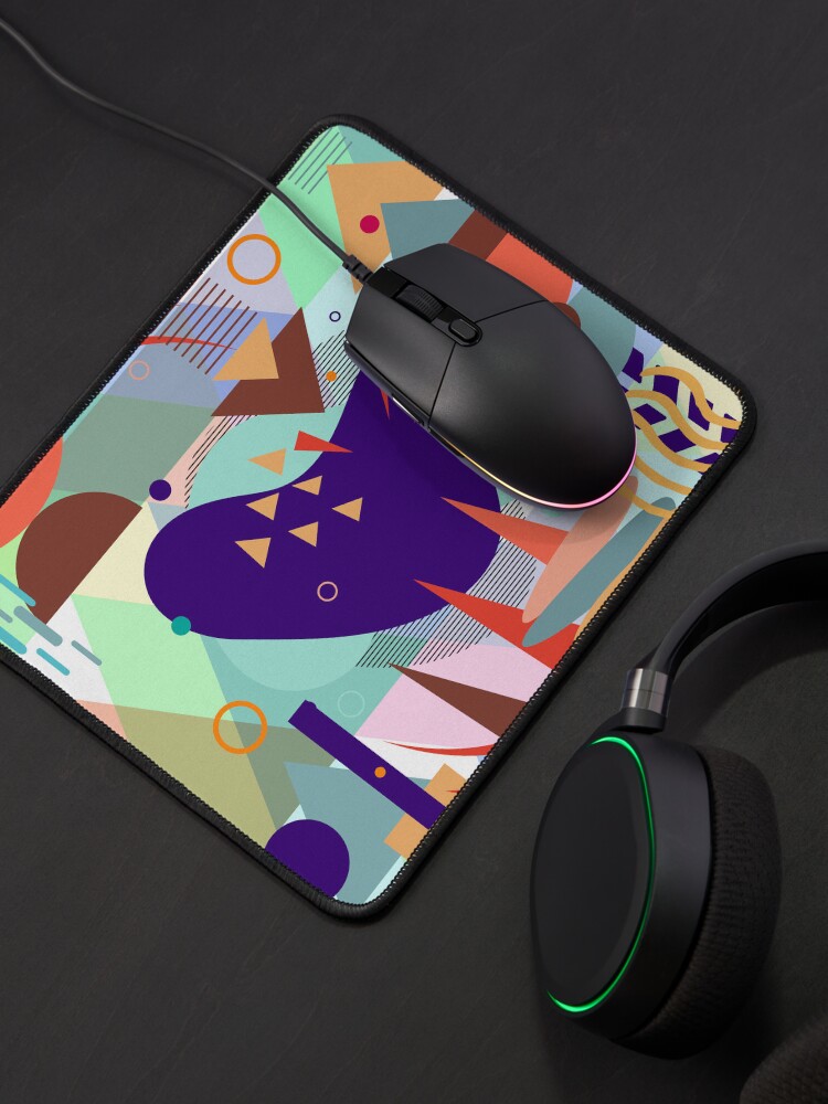 Thumbnail 4 of 5, Mouse Pad, Geometric fantasy designed and sold by HaPi88.