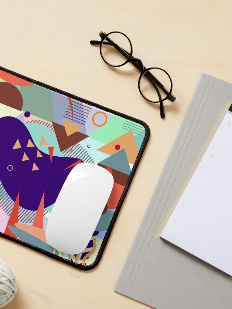 Thumbnail 3 of 5, Mouse Pad, Geometric fantasy designed and sold by HaPi88.