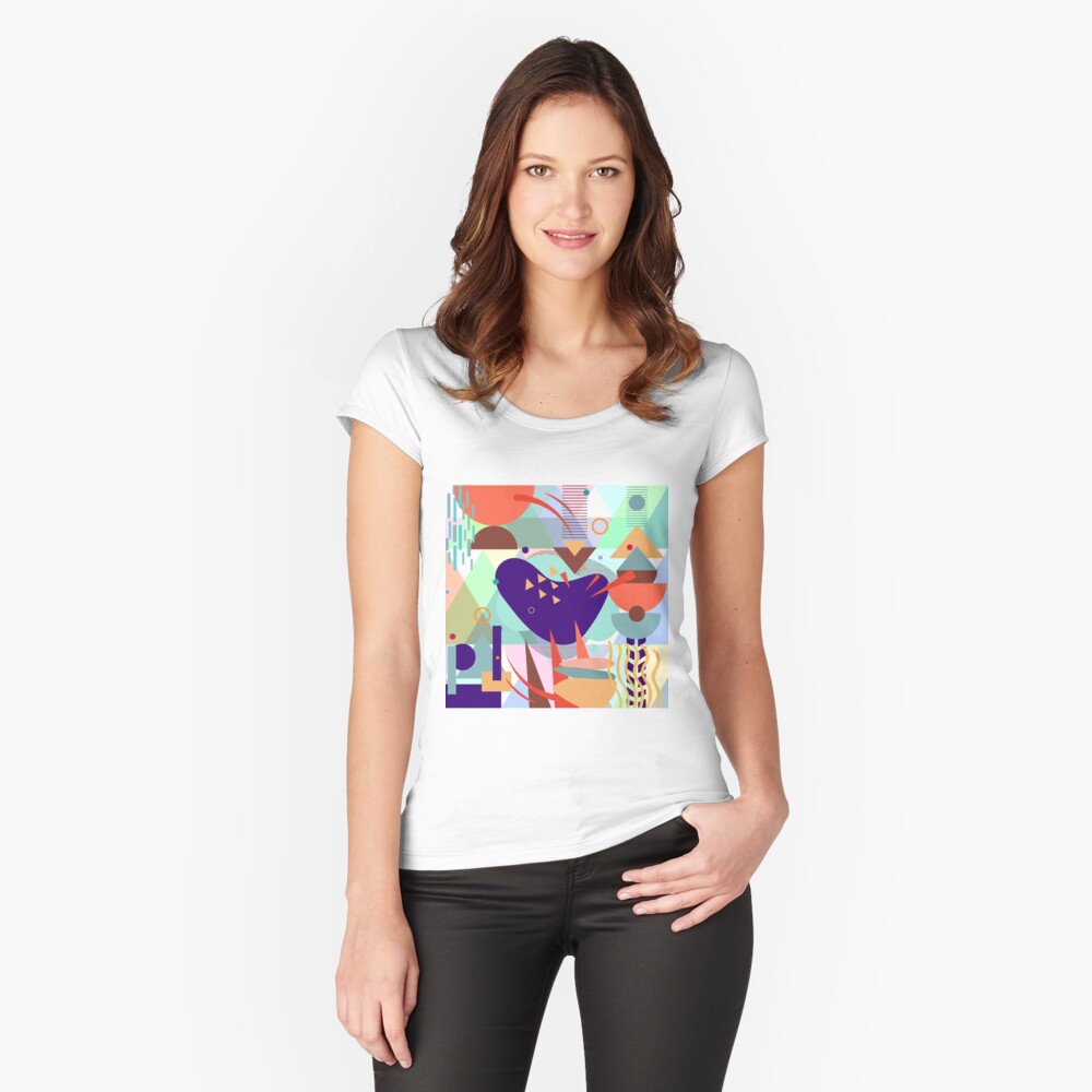 Item preview, Fitted Scoop T-Shirt designed and sold by HaPi88.