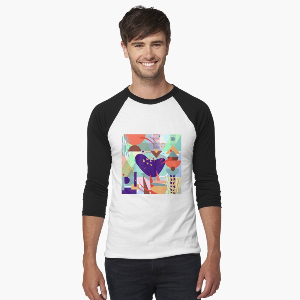Item preview, Baseball ¾ Sleeve T-Shirt designed and sold by HaPi88.