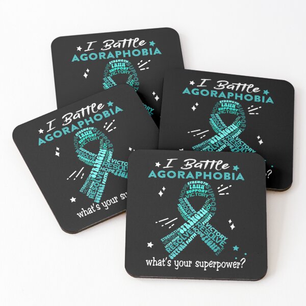 Item preview, Agoraphobia Warrior - I Battle Agoraphobia What's Your Superpower? designed and sold by ArangoaStore.
