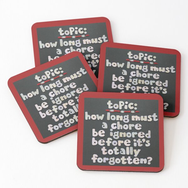 Item preview, Topic:  The Forgotten Chore Tactic designed and sold by prunellaparsnip.
