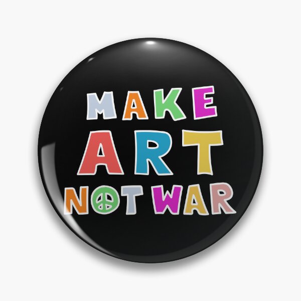 Item preview, Peace Needed. Make Art Not War. Make Love Not War. designed and sold by sundae-artisan.