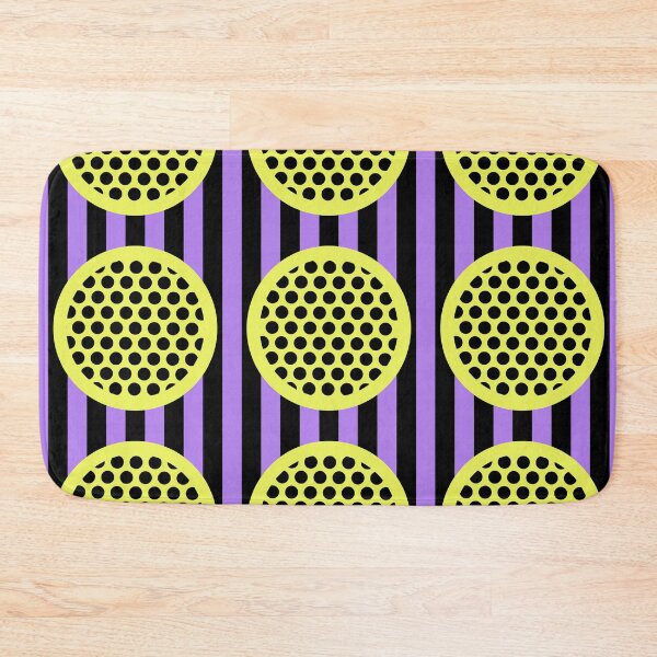 Item preview, Reflector Pattern 323 Black Purple and Yellow designed and sold by tonymagnerart.