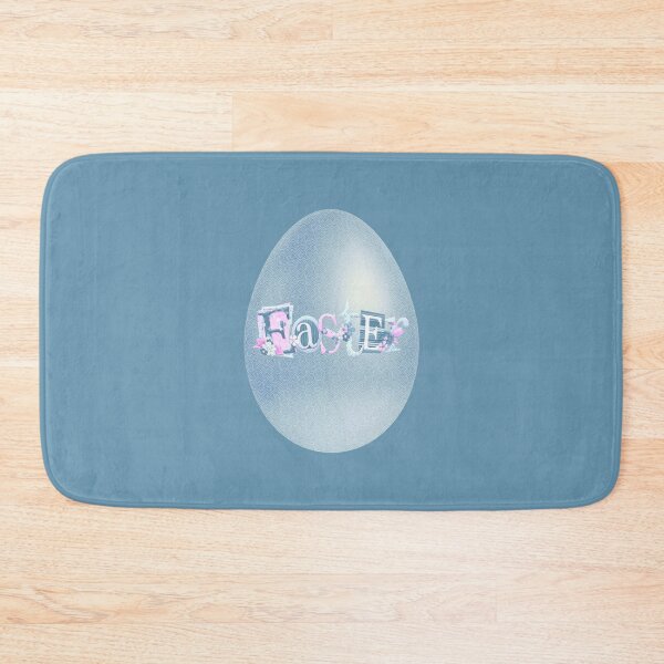Item preview, Elegant Easter Egg (Blue on Dk. Blue) designed and sold by PawsitiveMum.