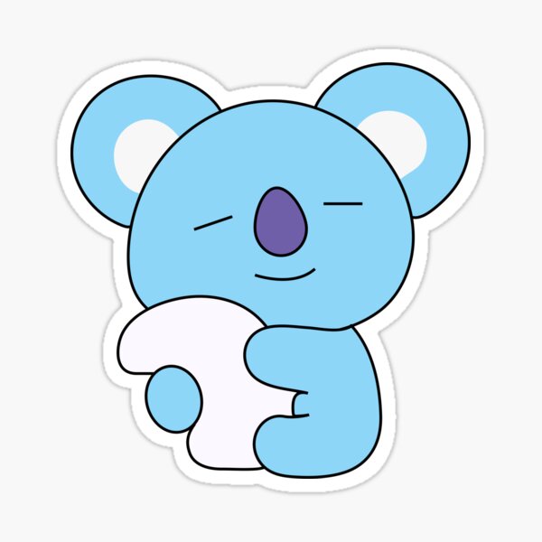 Baby Koya Bt21 Sticker By Rannastore Redbubble