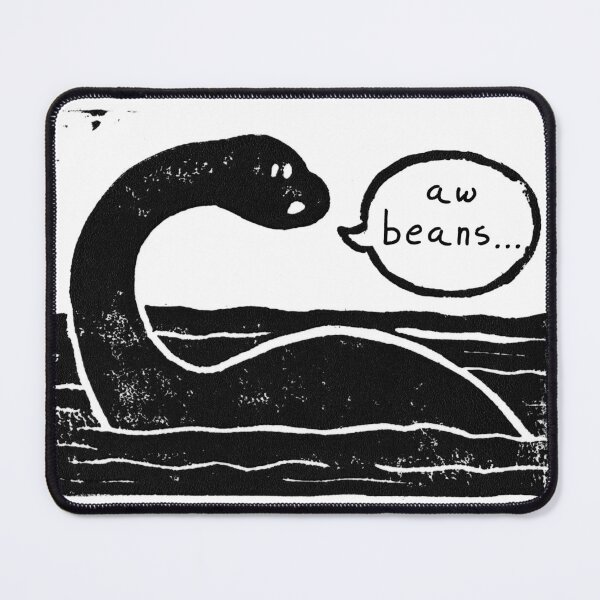 Item preview, Aw Beans... Nessie Speech Bubble designed and sold by DashMakesArt.