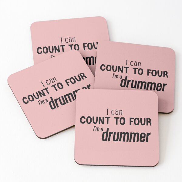 Item preview,  Cute present -I can count to four I'm a drummer -funny drummer designed and sold by Picolo25.