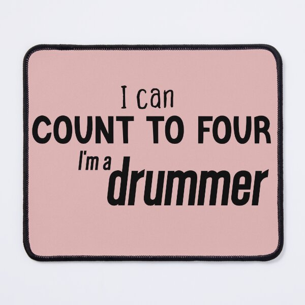 Item preview, Cute present -I can count to four I'm a drummer -funny drummer designed and sold by Picolo25.