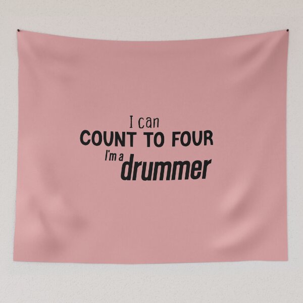 Item preview,  Cute present -I can count to four I'm a drummer -funny drummer designed and sold by Picolo25.