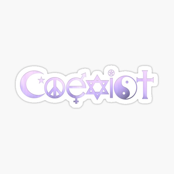 Coexist Sticker