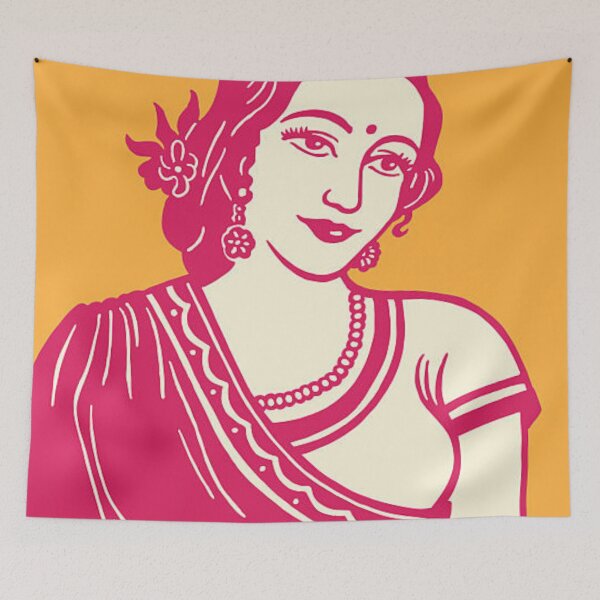 Item preview, Desi Lady Vector designed and sold by daviddry.