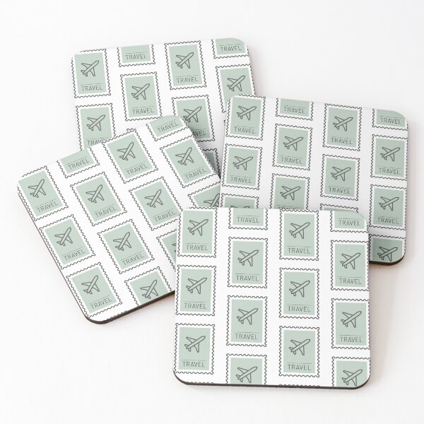 Item preview, Postage Stamps of Traveling, Funny Airplane Icon designed and sold by Islanr.