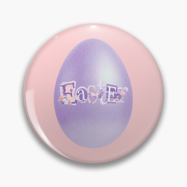 Item preview, Elegant Easter Egg (Purple on Lt. Peach) designed and sold by PawsitiveMum.