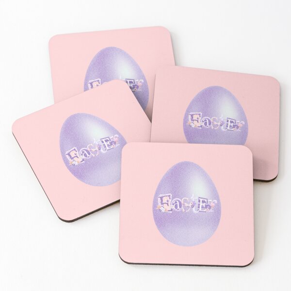 Item preview, Elegant Easter Egg (Purple on Lt. Peach) designed and sold by PawsitiveMum.