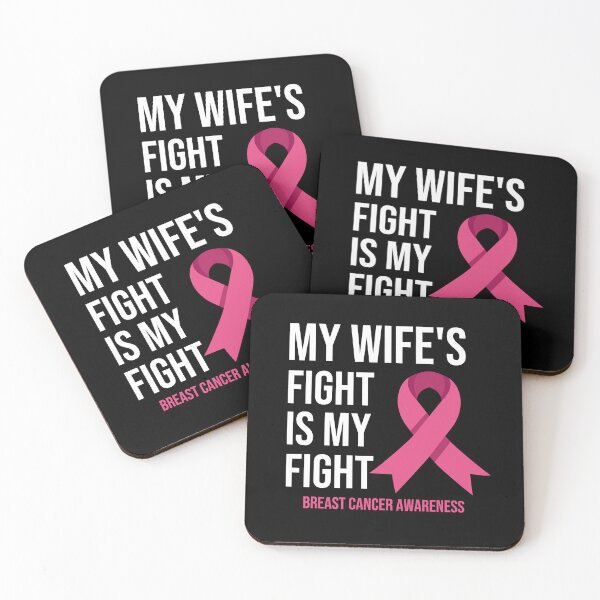 Item preview, Breast Cancer Awareness ,My Wife's Fight is My Fight , Fight Breast Cancer Fighter Believe Great Design designed and sold by pedrored369.