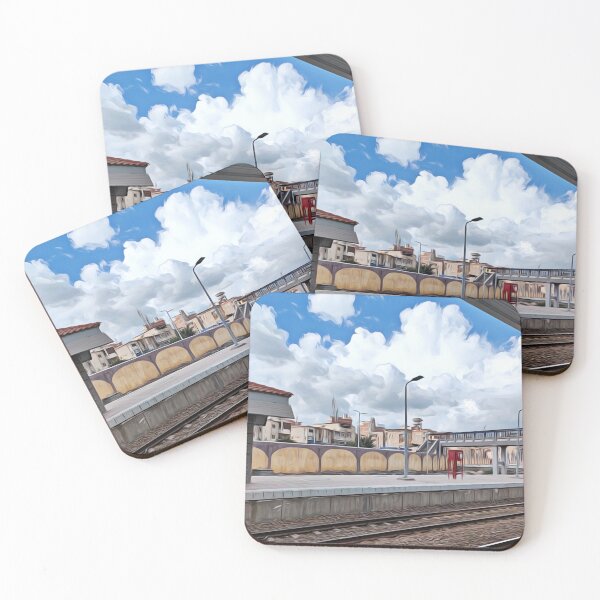 Item preview, Train station oil painting  designed and sold by shadow7-.