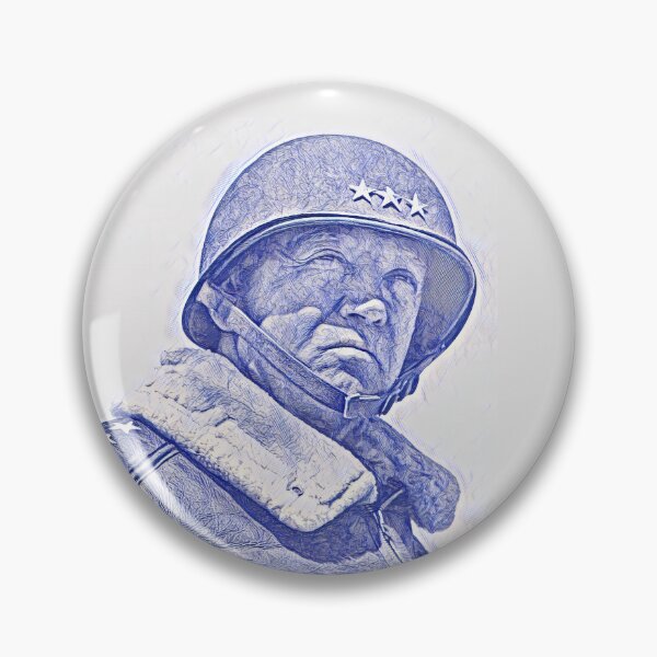 Item preview, General George Patton Sketch designed and sold by warishellstore.