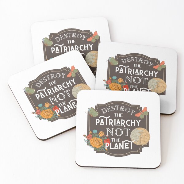 Item preview, Destroy the Patriarchy not the Planet Feminism designed and sold by ComfyAndBlunt.