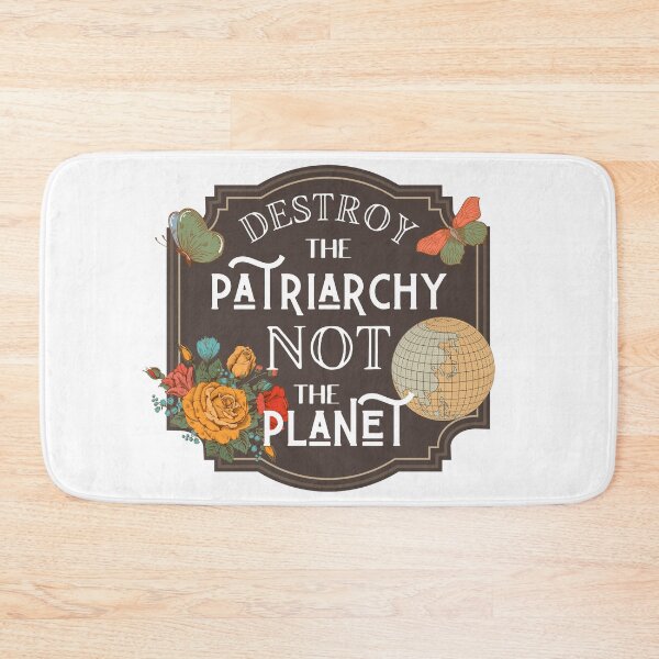 Item preview, Destroy the Patriarchy not the Planet Feminism designed and sold by ComfyAndBlunt.