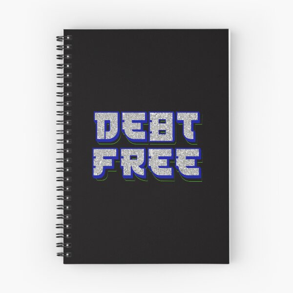 Item preview, Debt Free designed and sold by CreditPenguin.