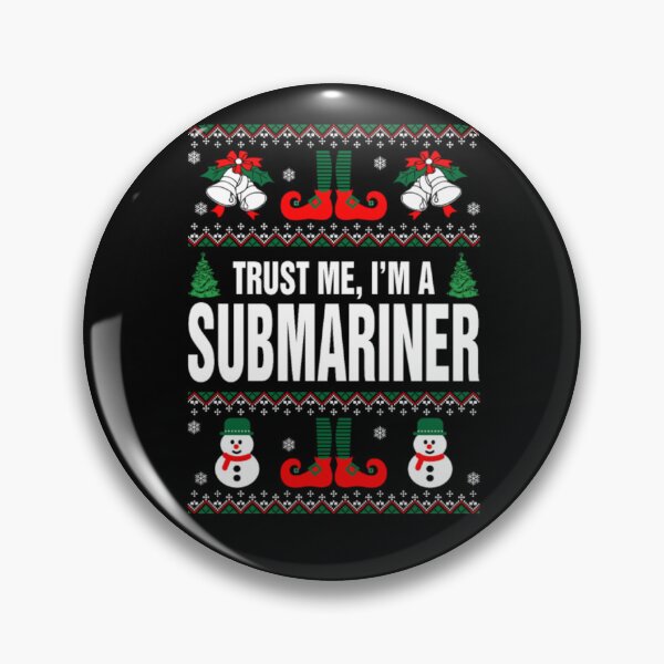 Item preview, Submarine Christmas xmas merry trust me  designed and sold by Diehardkaila.