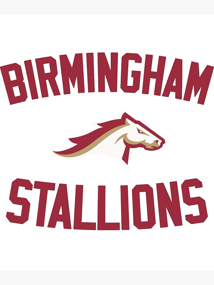 "Usfl Merch Birmingham Stallions Logo Shirt" Poster By B03tlinda ...