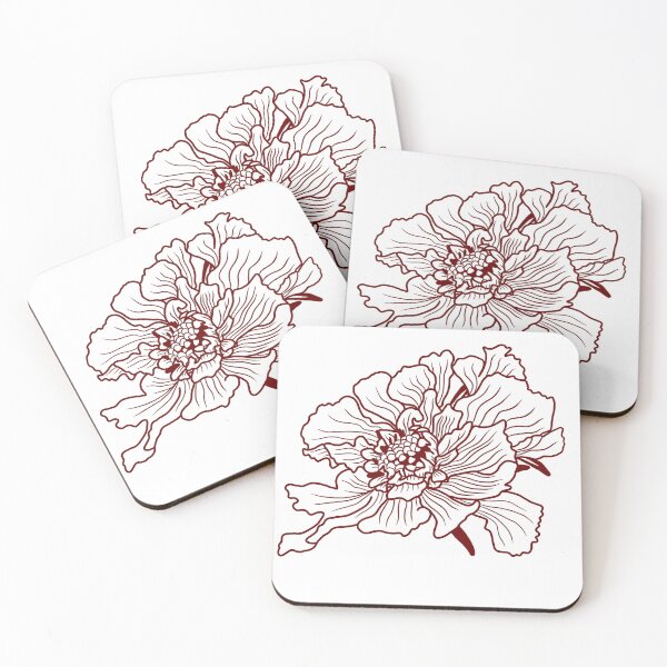Item preview, Red flower designed and sold by InkKountess.