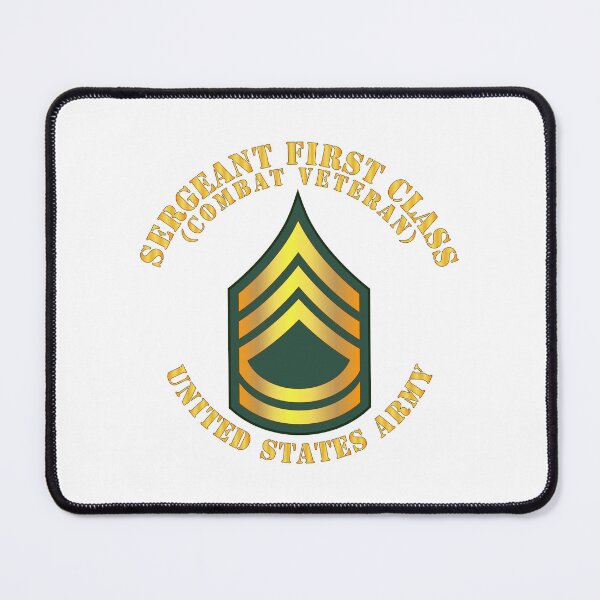 Item preview, Army - Sergeant First Class - SFC - Combat Veteran designed and sold by Military Insignia Products.