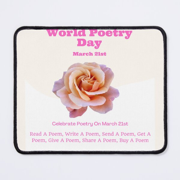 Item preview, World Poetry Day March 21st Celebrate Poetry Ideas designed and sold by debmund.