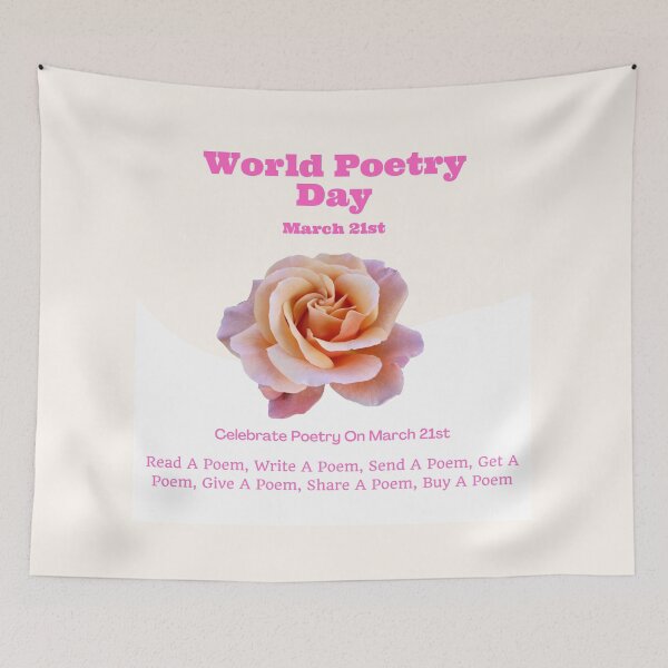 Item preview, World Poetry Day March 21st Celebrate Poetry Ideas designed and sold by debmund.