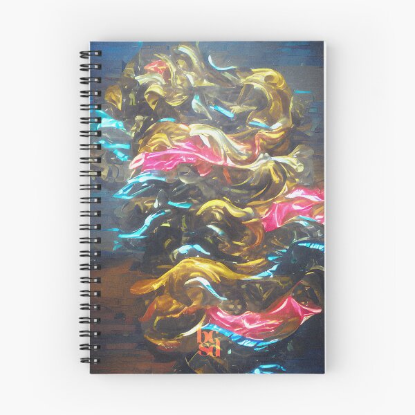Aperçu de l'œuvre Oeuvre de peinture à l'aquarelle de vagues de néon créée et vendue par becased.
