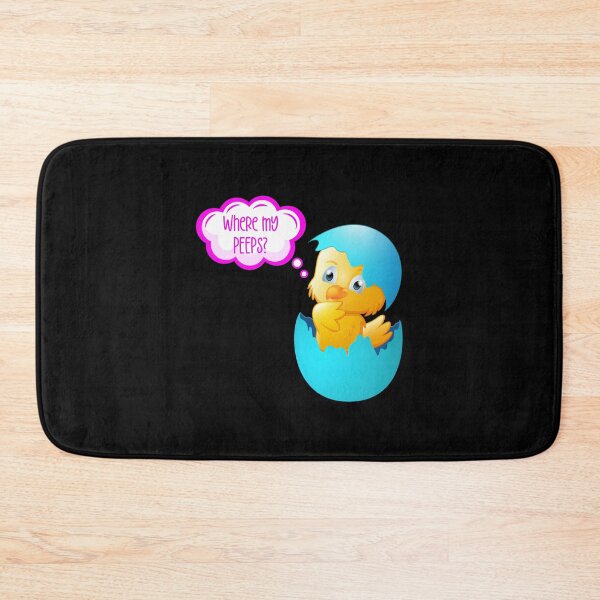 Item preview, Where My Peeps? (on Black) designed and sold by PawsitiveMum.