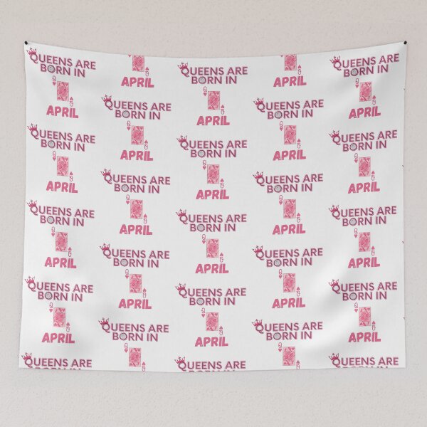 Item preview, Queens are born in April designed and sold by AvailableVA.