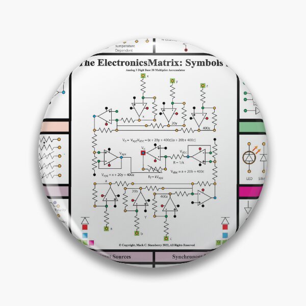 Item preview, ElectronicsMatrix: Symbols I, From the TechnologyMatrix at Redbubble, Winter 2022 designed and sold by Mark Stansberry.