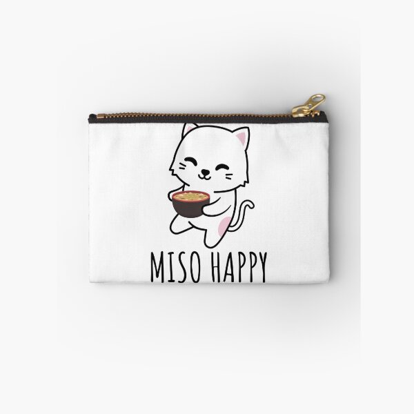 Item preview, Miso Happy - Cute Japanese Food Anime Cat Kawaii Pun designed and sold by EstelleStar.