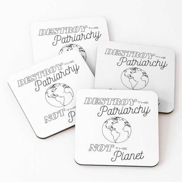 Item preview, Destroy the Patriarchy not the Planet Feminism designed and sold by ComfyAndBlunt.