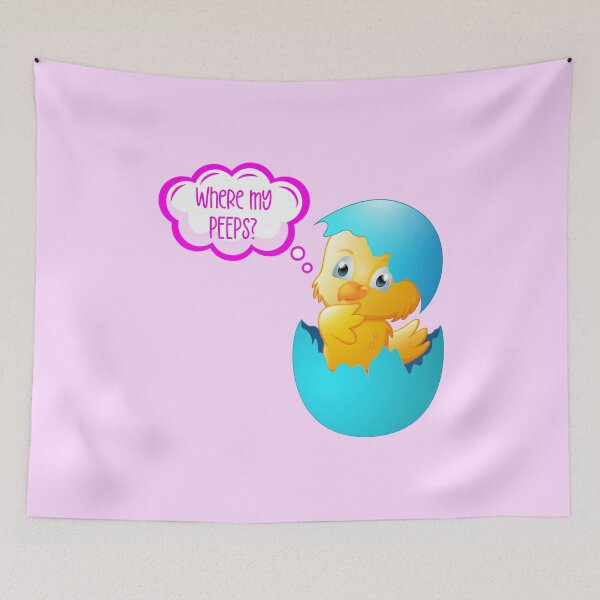 Item preview, Where My Peeps? (on Pink) designed and sold by PawsitiveMum.